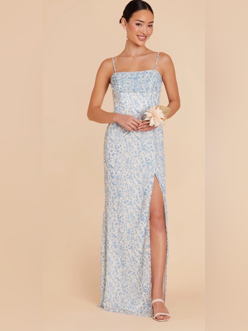 Birdy Grey Chiffon Mira Dress, Blue Dreamy Ditzy, size M - Picture 12 of 12